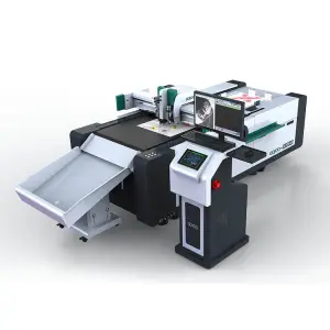 1070 Auto Feeding Cnc Digital Fully Automatic Oscillating Through Knife Cutting Ppf Film Wall Decor Flatbed Cutter