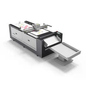 AOYOO Automatic A4 Cutting Cartoon Round Blade Sticker Machine Round Cardboard Rotary Sheet Cutter Machine