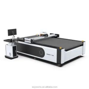 Digital Automatic Knife Textile Upholstery Corrugated Board Sign Vinyl Cardboard Oscillating Blade Cnc Carton Cutting Machine