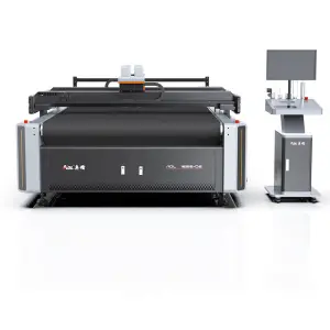 Inflatable Products Roll Aluminium Foil Fixed Cnc Digital Oscillating Knife Cutting Machine Corrugated Cardboard Cutter