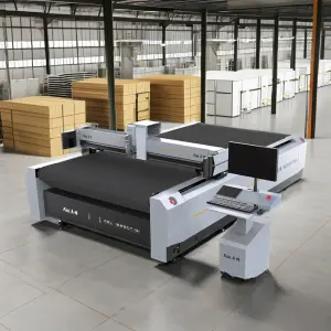 Fully Automatic PP Corrugated Cardboard Vinyl Pvc Acrylic 1625 Cnc Oscillating Knife Flatbed Digital Cutting Machine