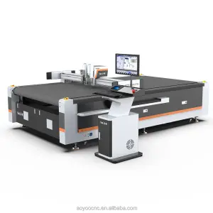 Hot Selling Auto Feeder Pvc Vinyl Sticker Flatbed Plotter Cnc Oscillating Knife Cutting Machine