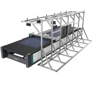 Leather Belt Punching Cutting Machine Cutter AOYOO Leather Production Splitting Machinery