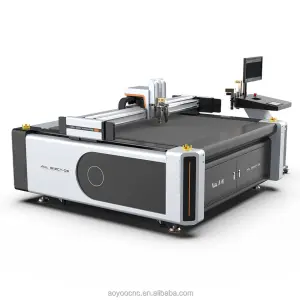 CNC Oscillating Knife Cutting Machine With Precision Control for Genuine Leather Boots and Cowhide Leather Cutting