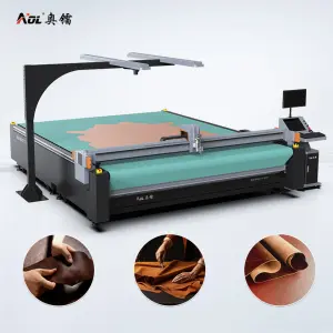 Digital CNC Synthetic Leather Cutting Machine for Shoes Nonwoven Fabric with CCD Camera