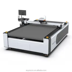 1625 1825 2125 Digital Auto Feeding Oscillating Round Knife Cnc Small Leather Craft Cutting Machine