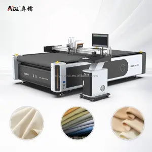 1625 1825 Cnc Digital Oscillating Blade Apparel Vibrating Rotary Knife Customized Suit t Shirt Cutting Machine