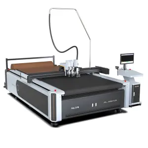 AOL New Upgrade Automatic Digital Oscillating Knife Cutter Cnc Sponge Foam Cutting Machine