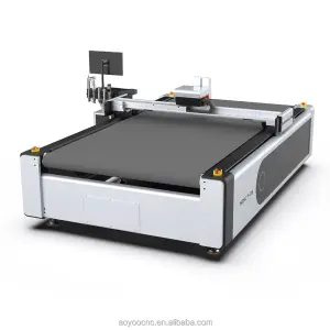 AOYOO Automatic Flatbed Cutter for Dibond POS Display Reflective Films Composite Materials Essential Pump Engine Motor Bearing