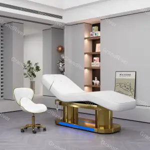 Modern Hot Selling SPA and Facial Treat Equipment and Massage Table with Oxford Leather Beauty Salon Furniture
