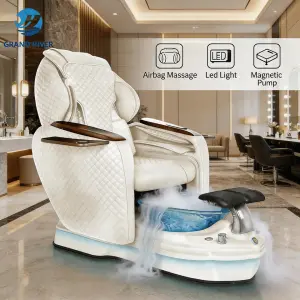 Modern Luxury Hot Sale Pedicure Massage Chairs Foot Spa OEM Adjustable Color Vibration for Nail Salon