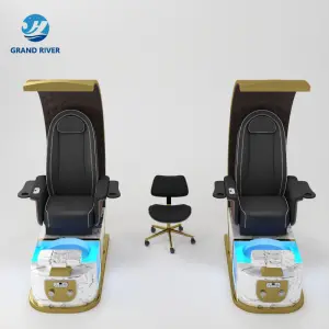 Multi Functional Electric Reclining Pedicure Manicure Chair whirlpool Foot Spa Massage Chair for Nail Salon