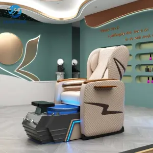 Factory Price Luxury Beauty Nail Salon Whirlpool Pipeless Foot Spa Manicure Full Body European Touch Massage Pedicure Chair