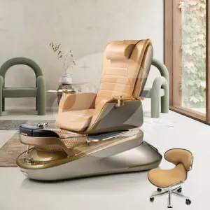 Hot Sale Customized Electric Pedicure Throne Back Massage Foot Nail Chair Beauty Pedicure Station Recliner Salon Furniture