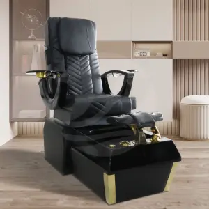 Factory Direct Electric Spa Pedicure Chair Knead Massage Manicure and Pedicure Station Pu Leather for Salon