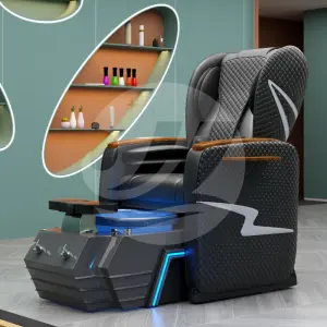 Wholesale Modern Electric Nail Salon Spa Massage Chair Pedicure Machine Light Surfing Foot Nail Chair Reclinable