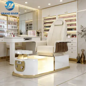 Top Seller Wholesale Electrical Reclining Pedicure Sofa Chair Foot Massage Spa Pedicure Chairs Manicure for Nail Salon