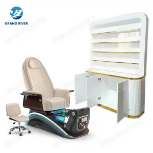 Best Selling Furniture Set Nail Salon Pedicure Chair Luxury Custom Foot Spa Massage Chair for Pedicure Chairs Plumbing