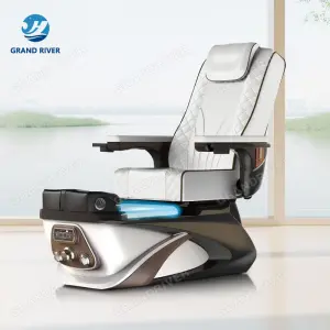 Luxury Nail Salon Foot Spa Massage Manicure Station Beauty Pedicure Chair Fiberglass Basin Spa Chair Pedicure