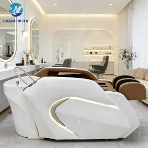 Intelligent Head Spa Bed for Backwash Unit Massage Shampoo Station Salon Sink Basin Shampoo Bed Hair Spa Massage Bed