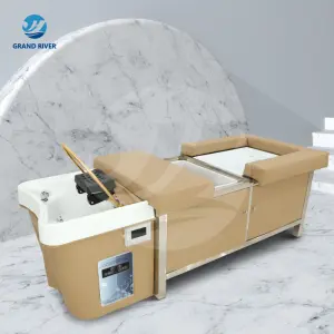 Electric Heating Water Circulation Spa Shampoo Bed Hair Wash Salon Pedicure Shampoo Station With Water Storage for Hairdresser