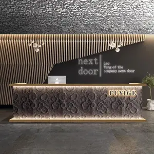 Reception Counter Beauty Salon Barber Store Cashier Front Desk Checkout Counter Simple Modern Hotel Small Bar Minimalist 40KG