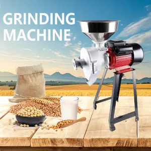 High Capacity Dry Wet Corn Wheat Rice Coffee Bean Grinding Machine Soyabean Mill Motor Dual Function Corn Flour Milling Machine