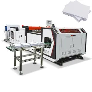 Factory Price Automatic Paper Cutting Machine with Packing Wrapping for A4 Paper Sheet