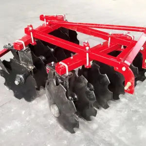 High Productivity Combined Disc Harrow Plough Soil Tillage Machine Tractor Mounted Farm Cultivator for Home Use Retail New