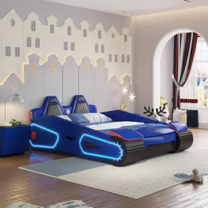 Bat Car Beds Bedroom Furniture the Man Led Light Child Race Car Bed Kids Beds With Music