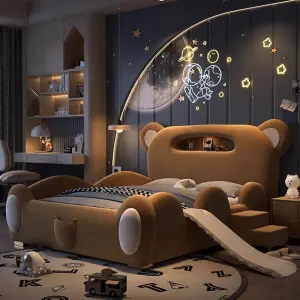 Children Animal Shaped Beds for the Kids New Design Bed Boy Lovely Double Kids Bed Bedroom Furniture Set