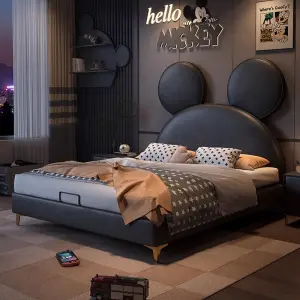 Customized Bed for Kids Bedroom Furniture Set Upholstered Kids Beds Wooden Home Boys Bed