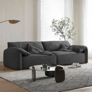 Modern Family Room Velvet Fabric Chair Sectional Chesterfield Sofa Couch Living Room Sofa Set Furniture