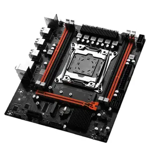 MOUGOL X99 Gaming Motherboard Kit with Intel E5 2676 V3 CPU & 8GB(1*8GB) DDR3 1600MHz Dual Channel RAM for Office Computers