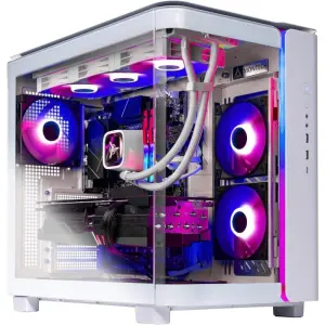 King 95 Gaming PC Desktop, Ryzen 7 9700X 3.8 GHz (5.5GHz Turbo Boost), RX 9070 16GB GDDR6, 1TB Gen4 NVMe SSD, 16GB D