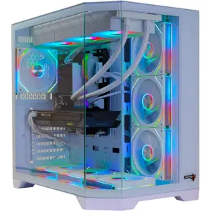 Gaming PC – i5-14700F, RTX 5060 8GB, 16GB DDR5, 1TB NVMe SSD, 360mm Liquid Cooler With LCD, 700W PSU, 7 ARGB Fans with Remote