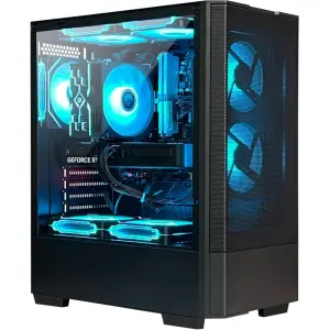 Desktop PC - R7 5700X GeForce RTX 5060 8GB, 32GB DDR4 RAM,1TB NVMe SSD,ARGB Cooling, Prebuilt Gaming Computer