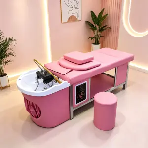 Combining Hair Washing,Head Therapyand Massageit is Sturdy and DurableWith a Deep Splash Proof Ceramic Basin That is Waterproof