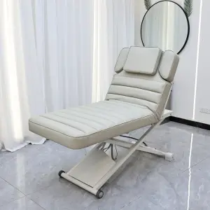Reinforced and thickened beauty bed, light luxury massage bed, beauty salon SPA beauty bed, embroidered bed, thickened sponge th