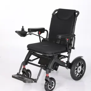 Super Lightweight 400W Electric Folding Wheelchair One Touch Switch for Disabled People