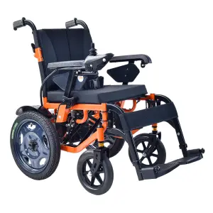 Customized Foldable Power Wheelchair With Motor Shock-absorbing Electric Wheelchair