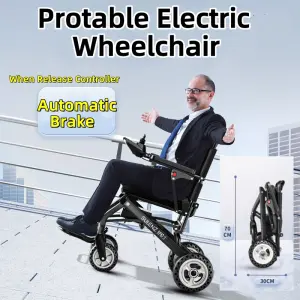 Properties Folding Economical Electric wheelchair Powerful Dual Motor Motorized