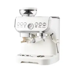 Electric Coffee Grinder&Maker Machine-20Bar Pressure, Built-in Burr Grinder, Programmable Brewing, for Espresso/Latte/Cappucino
