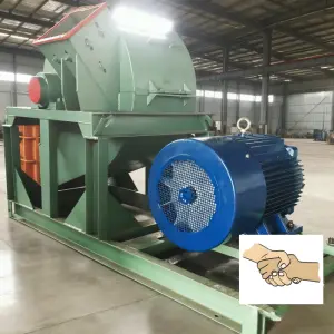 Portable Electric Fine Blades Biomass Log Chip Pulverizer Wood Shells Chipper Wood Shredder Crusher for Making Pellet Sawdust