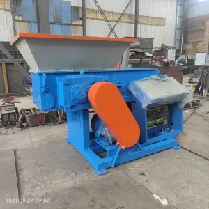 Waste Pp Pe Hdpe Pipe Single Hob Shredder Woven Bag Raffia Plastic Lumps Film Single Shaft Shredder
