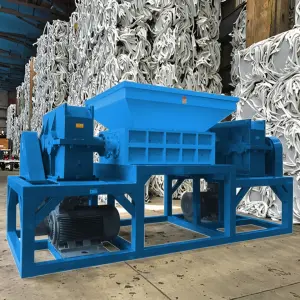Waste Used Rubber Tire Cutting Machine Scrap Wood Shredder with Beide for Motor High Efficiency Safety Energy Saving