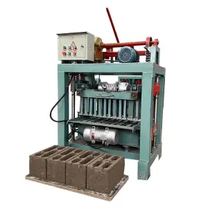 QT-4-35 Clay Brick Making Machine Cement Semi Automatic Hydraulic Red Brick Making Machine