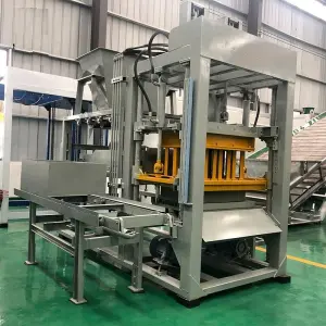 4-26 Small Semi-Automatic Clay Hollow Block Making Machine with PLC and Gearbox Brick Production Line