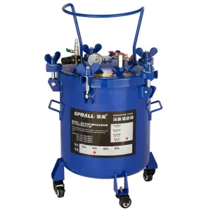 SPRALL Factory Outlet 10-60L Stainless Steel 304 Inner Automatic Spray Paint Pressure Vessel Tank High Safety Level Mixer