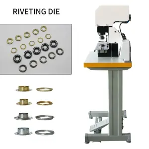 Electric Puncher Machine Fabric Hole Punching Machine Eyelet Grommet Attaching Machine